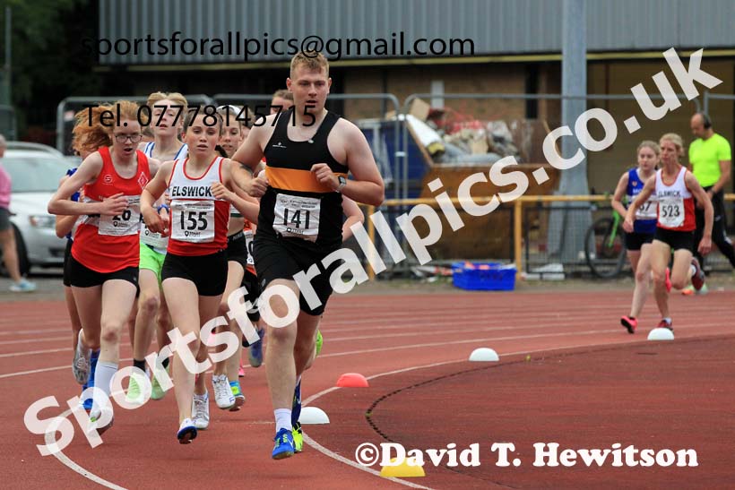 1500 metres, 2022 NEGP Monkton 5, Wednesday, July 20th. Photo: David T. Hewitson/Sports for All Pics
